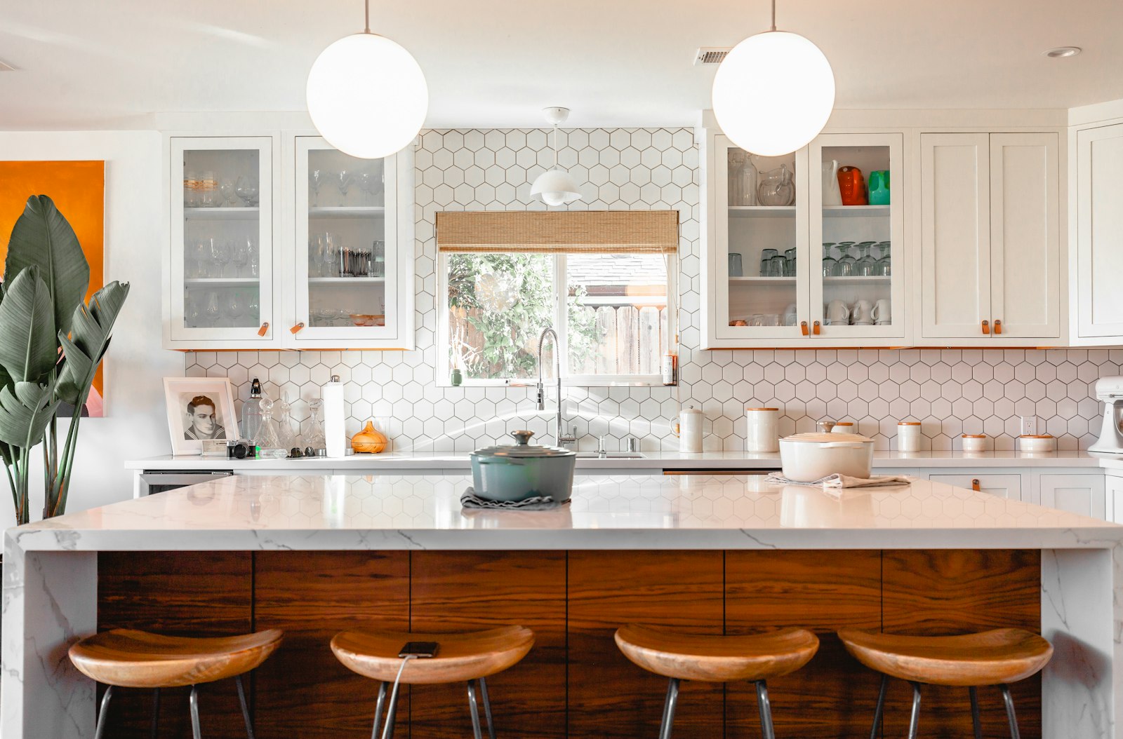 Cocina abierta al jardín